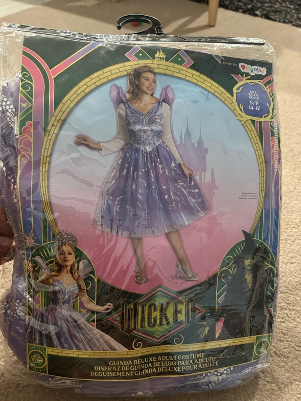 Glinda wicked deluxe adult costume